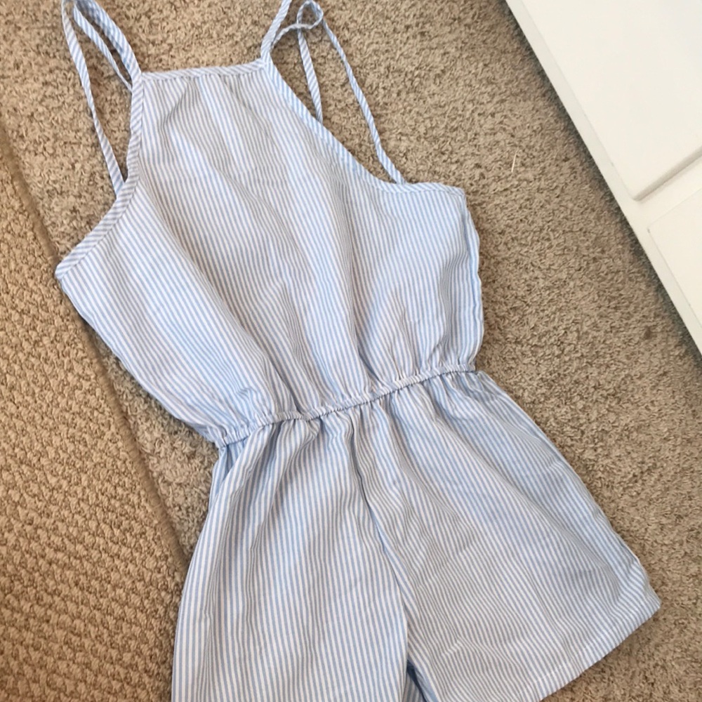 Open back romper